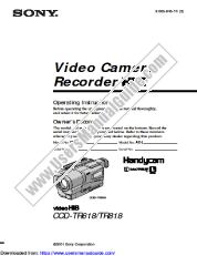Ver CCD-TR818 pdf Instrucciones de funcionamiento (manual principal)