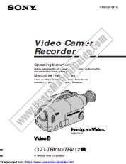 Ver CCD-TRV12 pdf Manual de instrucciones (Español e Inglés)