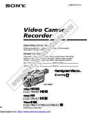 Vezi CCD-TRV87 pdf Instrucțiuni de operare (manual primar)