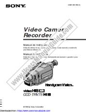Vezi CCD-TRV75 pdf Manual de Instrucțiuni (limba spaniolă și portugheză)