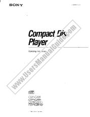 Ver CDP-C201 pdf Manual de usuario principal