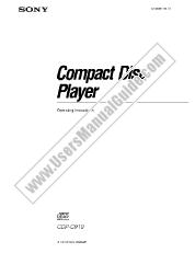 Visualizza CDP-C910 pdf Manuale dell'utente principale