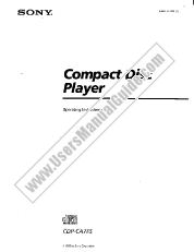 Ver CDP-CA7ES pdf Manual de usuario principal