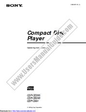 Ansicht CDP-CE335 pdf Betriebsanleitung (primäres Handbuch)