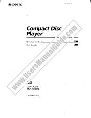 Ver CDP-CX255 pdf Manual de usuario principal