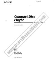 Ver CDP-CX90ES pdf Manual de usuario principal