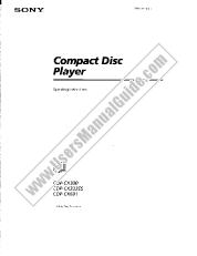 Voir CDP-CX300 pdf Manuel de l'utilisateur principal