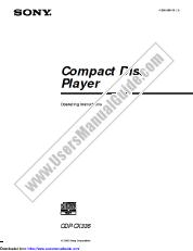 Vezi CDP-CX335 pdf Manual de utilizare primar
