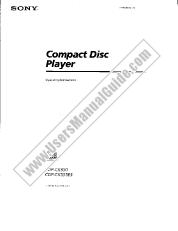 Voir CDP-CX350 pdf Manuel de l'utilisateur principal