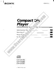 Ver CDP-XA7ES pdf Manual de usuario principal