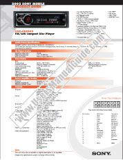 Ansicht CDX-CA900X pdf Produktleitfaden / Spezifikationen