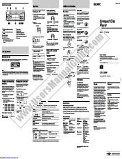 Ver CDX-1000RF pdf Instrucciones de operación