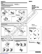 Ver CDX-1150 pdf Guía de instalación