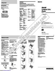 Voir CDX-1150 pdf Mode d'emploi (manuel primaire)