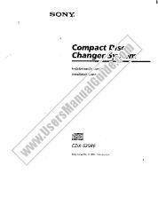 Ansicht CDX-525RF pdf Montage- / Anschlussanleitung