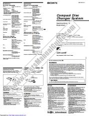View CDX-530RF pdf Operating Instructions  (primary manual)