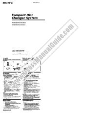 Voir CDX-565MXRF pdf Montage / raccordement Instructions