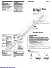 Ver CDX-848X pdf Instrucciones de funcionamiento (manual principal)