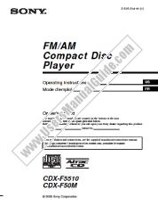 View CDX-F50M pdf Operating Instructions