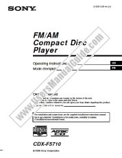 Ver CDX-F5710 pdf Instrucciones de operación