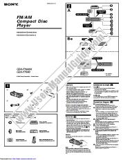 Ansicht CDX-F7000 pdf Montage- / Anschlussanleitung