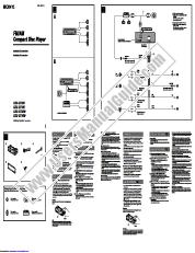 Ver CDX-GT100 pdf Guía de instalación