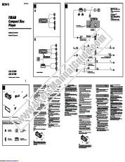 Ver CDX-GT10W pdf Guía de instalación