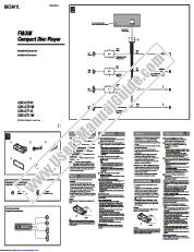 Voir CDX-GT210 pdf Guide d'installation (anglais, français)