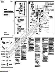 Ver CDX-GT400 pdf Guía de instalación