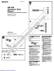 Voir CDX-L300 pdf Montage / raccordement Instructions