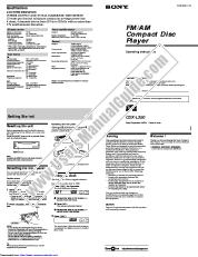 Ver CDX-L350 pdf Manual de usuario principal