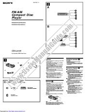 Ver CDX-L410X pdf Instrucciones de instalación/conexiones