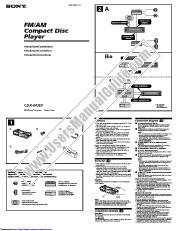 Voir CDX-M3DI pdf Montage / raccordement Instructions