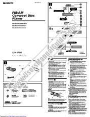 Voir CDX-M800 pdf Montage / raccordement Instructions