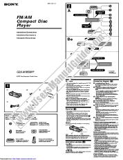 Ansicht CDX-M850MP pdf Montage- / Anschlussanleitung