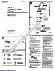Voir CDX-M8805X pdf Montage / raccordement Instructions
