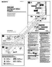 Voir CDX-MP70 pdf Montage / raccordement Instructions
