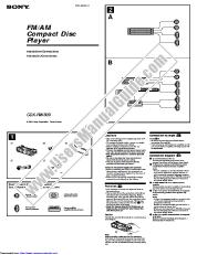 Voir CDX-RW300 pdf Installation / Connexions Instructions