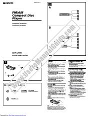 Voir CDX-S2000 pdf Montage / raccordement Instructions