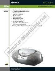 Ver CFD-S350 pdf Especificaciones de comercialización
