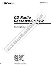 Vezi CFD-Z501 pdf Manual de utilizare primar
