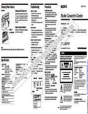 Ver CFM-30TW pdf Manual de usuario principal