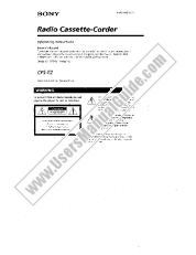 Ver CFS-E2 pdf Instrucciones de funcionamiento (manual principal)