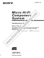 Ver CMT-M70 pdf Manual de usuario principal