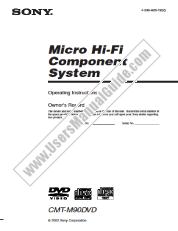 Ver CMT-M90DVD pdf Manual de usuario principal