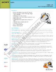 Ver COM-1 pdf Especificaciones de marketing (negro)