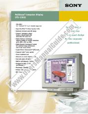Ver CPD-100GS pdf Especificaciones de comercialización