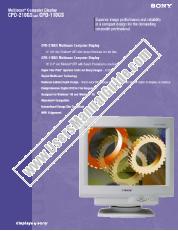 Voir CPD-110GS pdf Spécifications de marketing