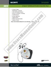 Vezi D-SJ303 pdf Specificatii produs