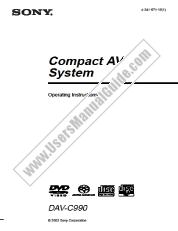 View DAV-C990 pdf Operating Instructions